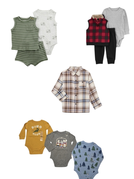 Carter's Other - Bundle Lot Baby Boys Clothes Sizes 3/6-24 Months
